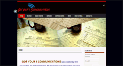 Desktop Screenshot of gotyour6communications.org